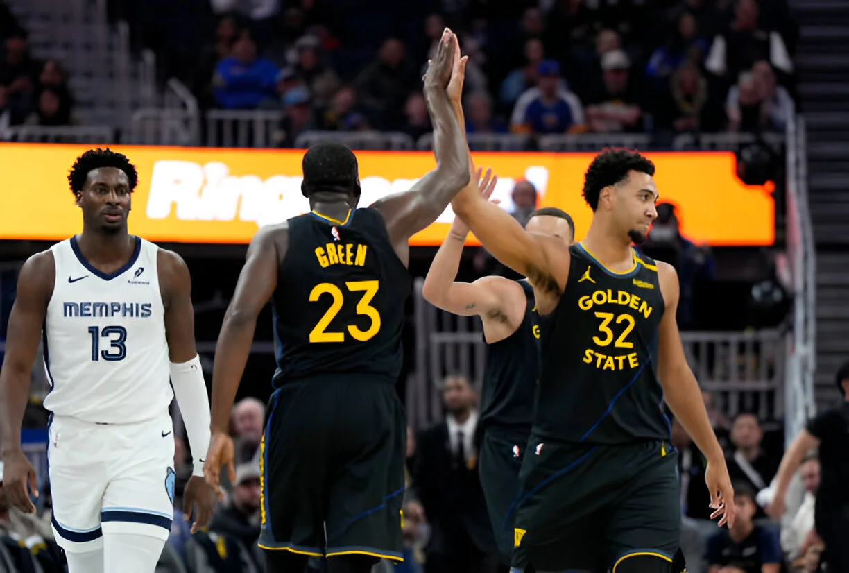 Draymond Green’s Ejection Doesn’t Stop Warriors From Holding Off Grizzlies in NBA Cup Thriller
