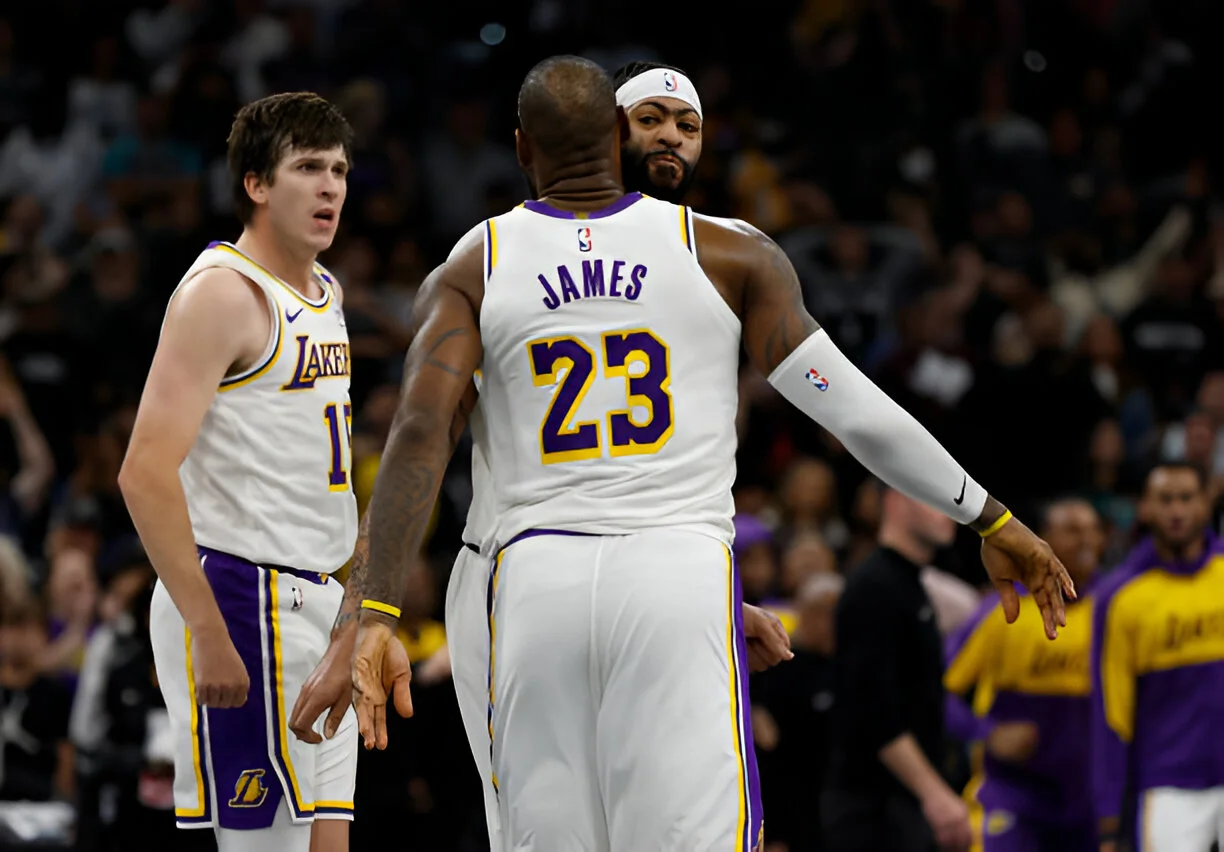 Anthony Davis Dominates with 40 Points as Lakers Hold Off Spurs, 120-115, to Open NBA Cup Defense