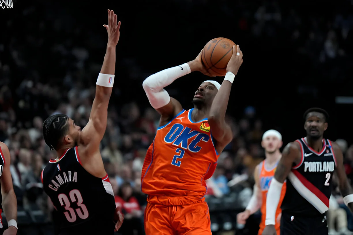 Thunder get a brilliant one against Trail Blazers.