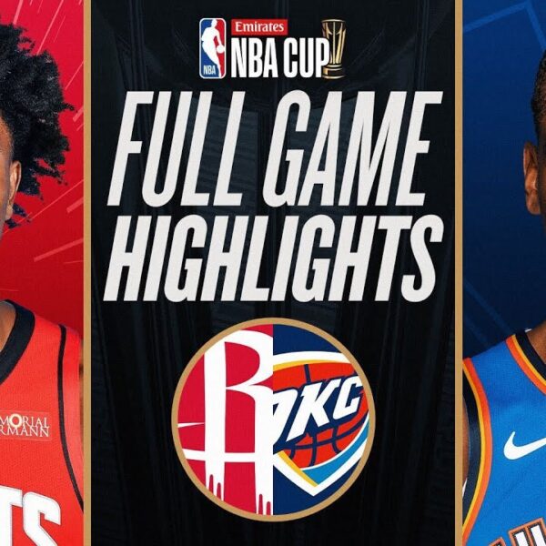 Shai Gilgeous-Alexander Leads Thunder Past Rockets 111-96, Sets NBA Cup Final Showdown with Bucks