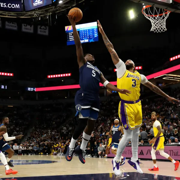 Anthony Edwards Leads Timberwolves Past Lakers in Defensive Showdown, 97-87