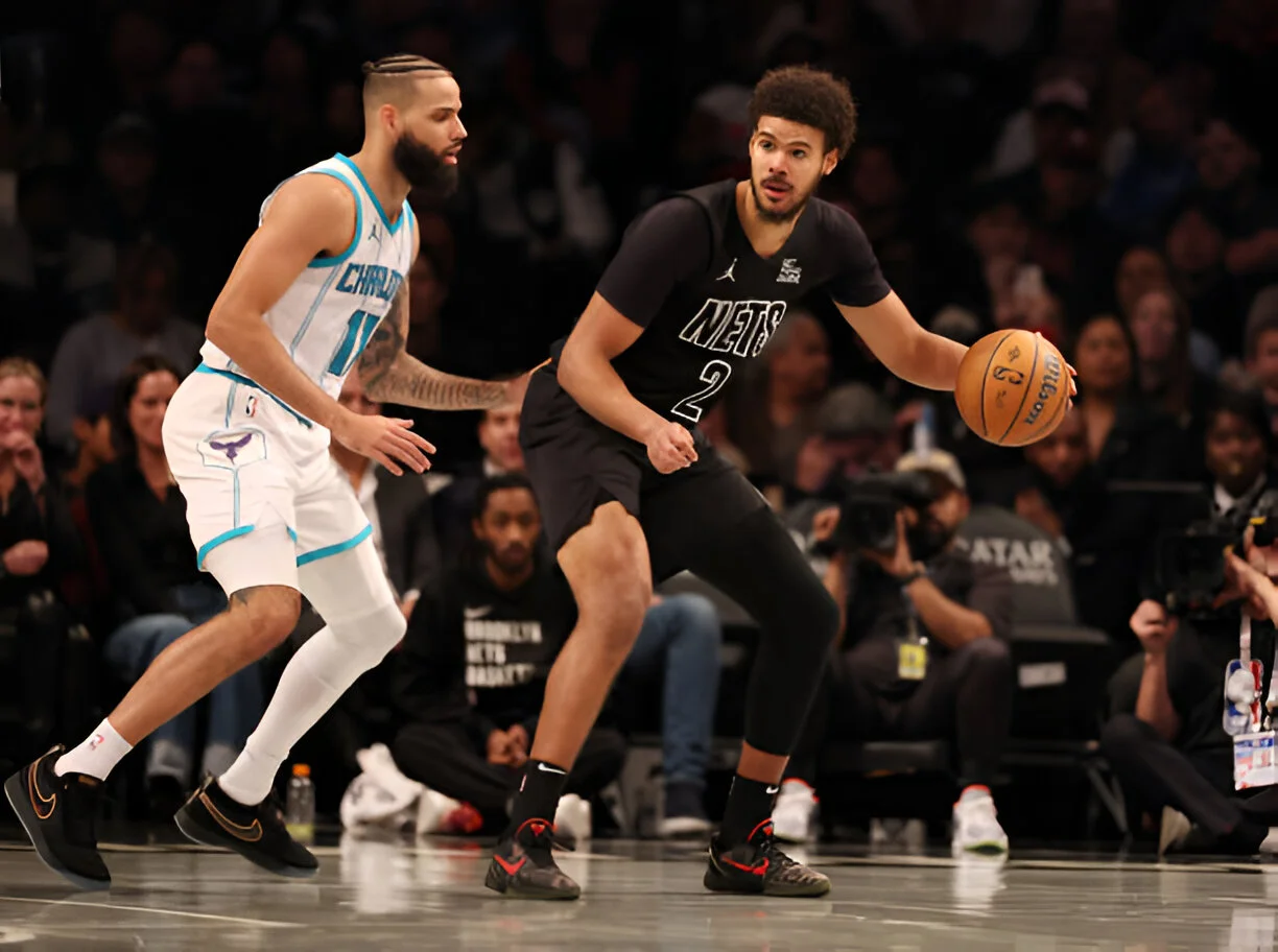 Cam Johnson’s Big Night Propels Nets to Victory Over Hornets in Thriller