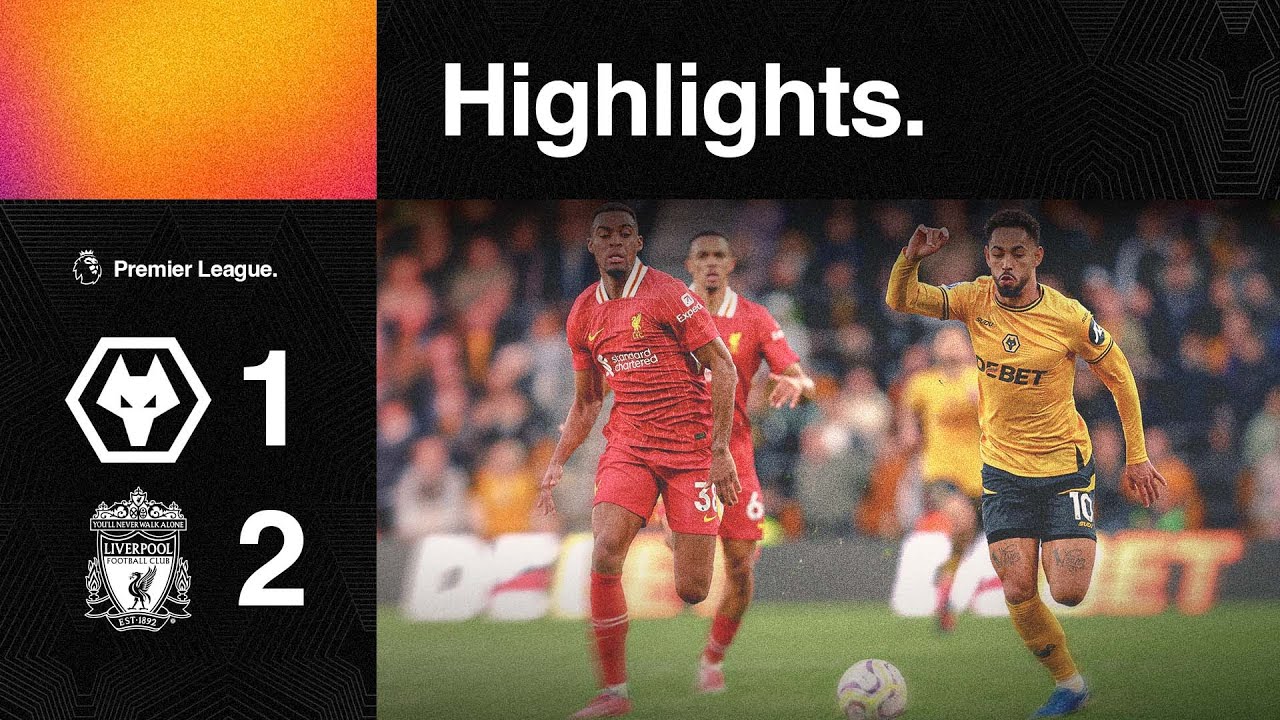 Wolves vs Liverpool full match highlights.
