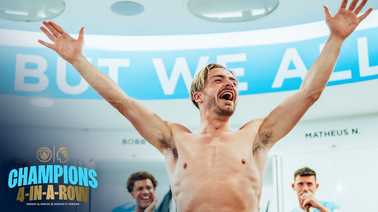 Manchester City wins the fourth consecutive title in the Premier League.