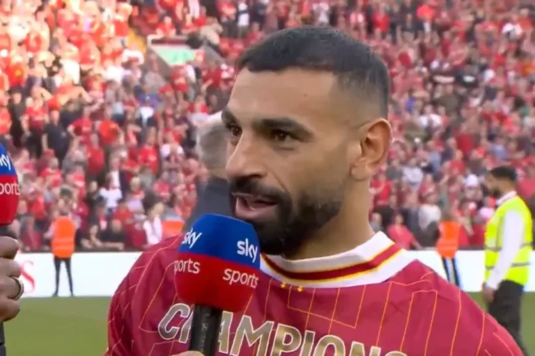 Salah’s Emotional Salute to Anfield Icons Underscores Title Euphoria