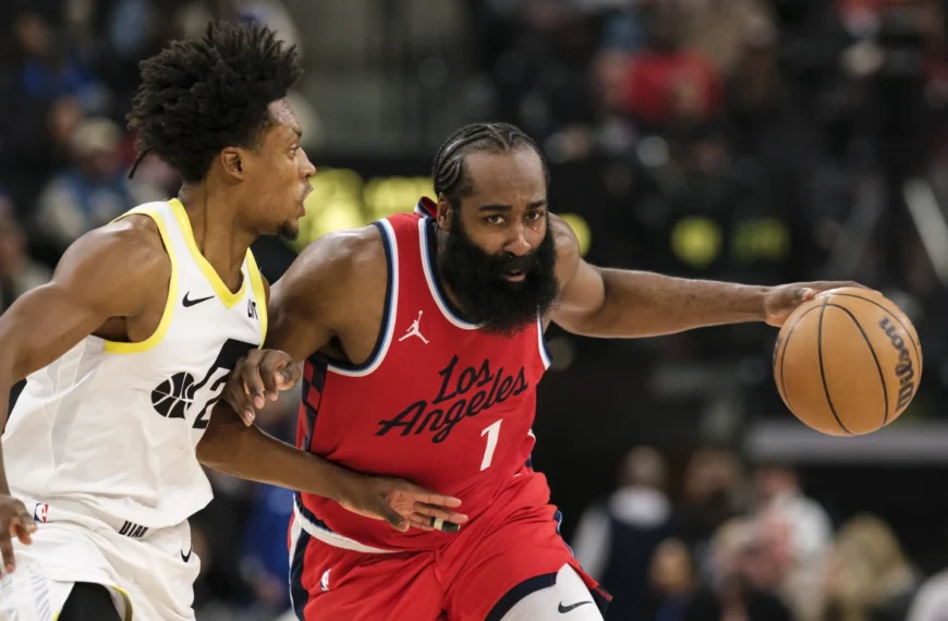 James Harden Explodes for 41 Points as Clippers Rout Jazz 144-107 in Dominant Fashion