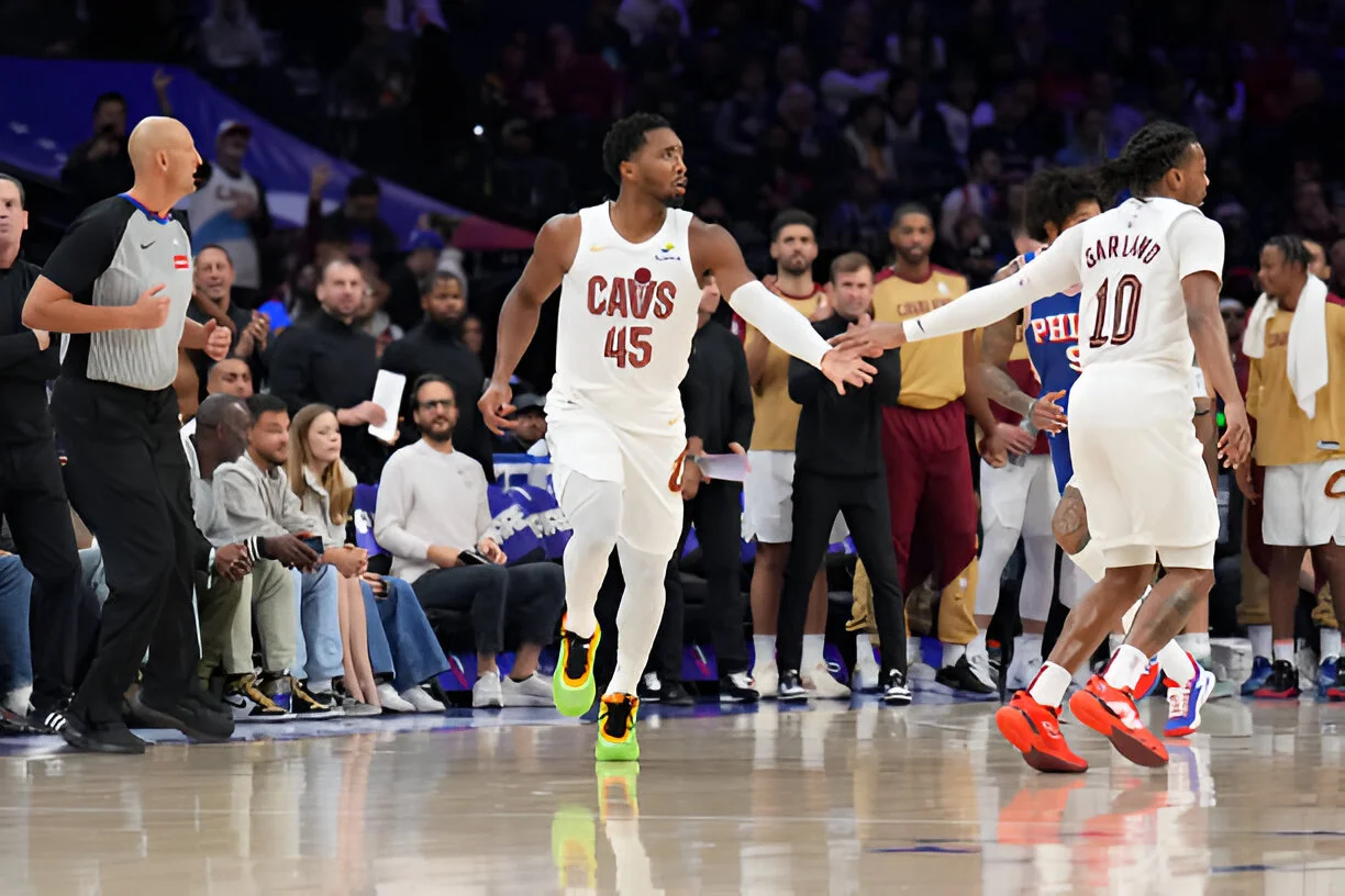 Donovan Mitchell Shines as Cavaliers Remain Perfect with 114-106 Win Over 76ers
