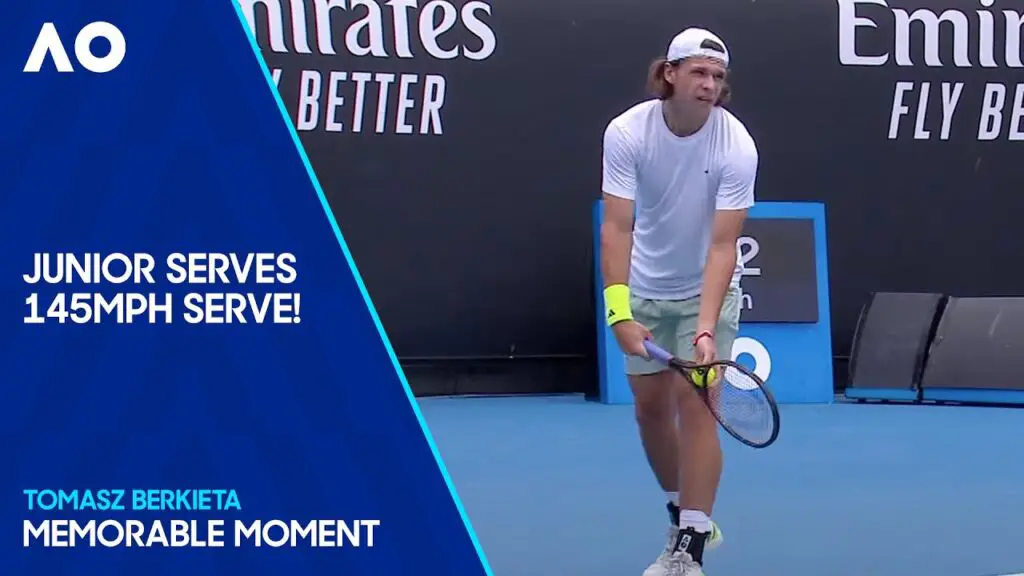 18-Year-Old Junior Serves 145MPH Fastest Serve of the Australian Open ...