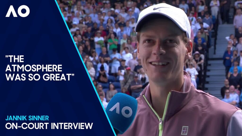 Jannik Sinner On-Court Interview | Australian Open 2024 Semifinal ...