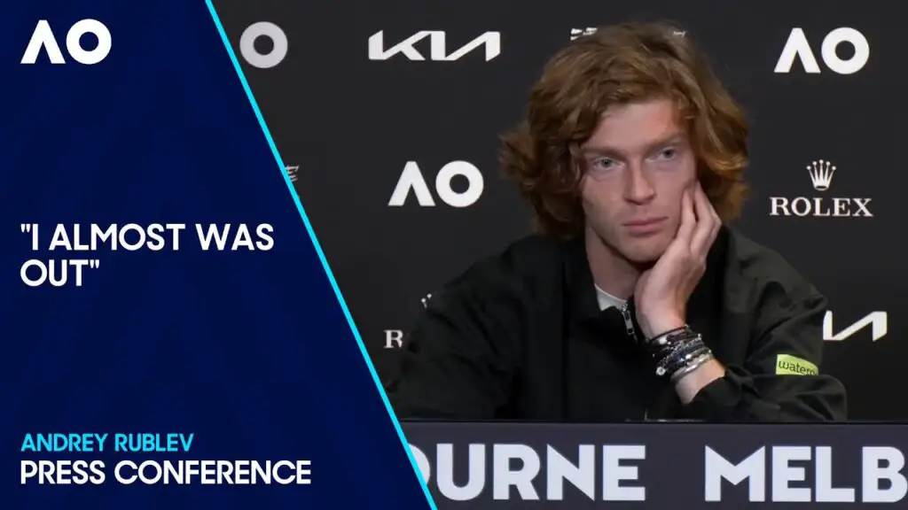 Andrey Rublev Press Conference Australian Open 2024 First Round