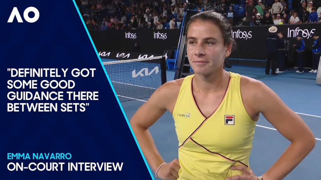 Emma Navarro On-Court Interview | Australian Open 2024 Second Round ...