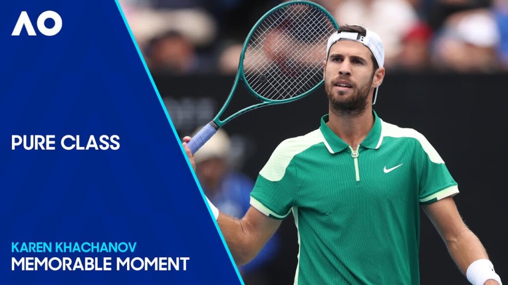 Karen Khachanov displaying pure class | Australian Open 2024 - Fotnet24