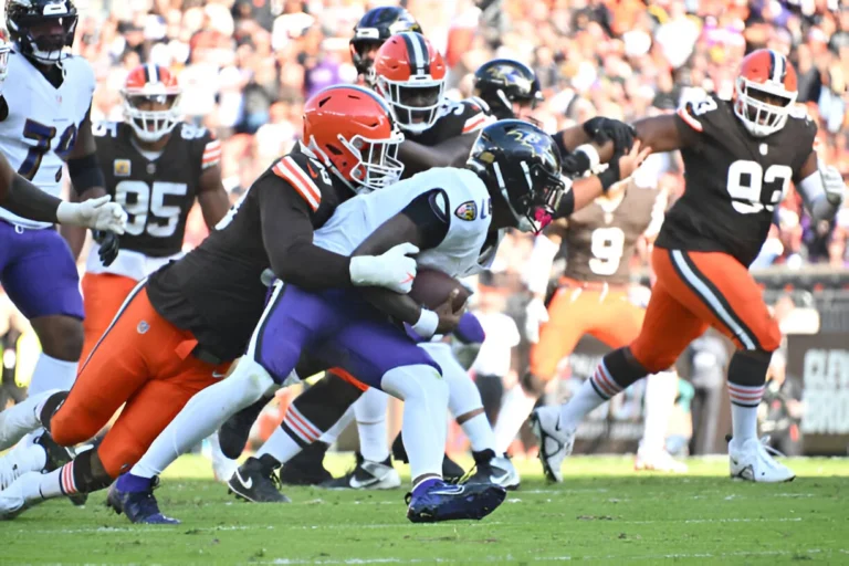 Ravens QB Lamar Jackson, and Lions QB Jared Goff are selected October Players of the Month