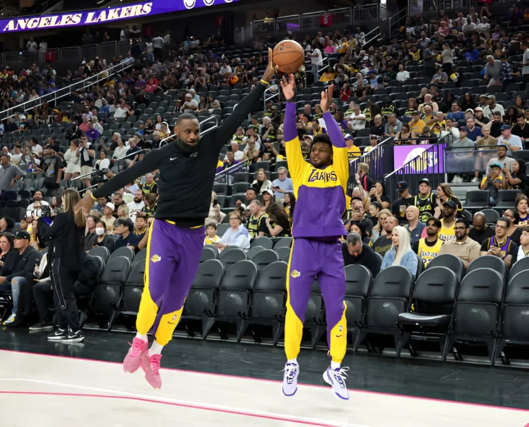 LeBron James Sr. and his son, Bronny make history, debut for Lakers at the same game.
