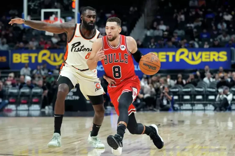 Zach LaVine’s Explosive Fourth Quarter Powers Bulls to 122-112 Win Over Pistons