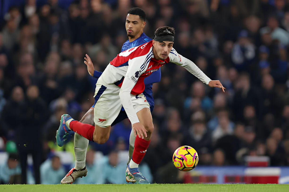 Chelsea and Arsenal share a point and the table standings.