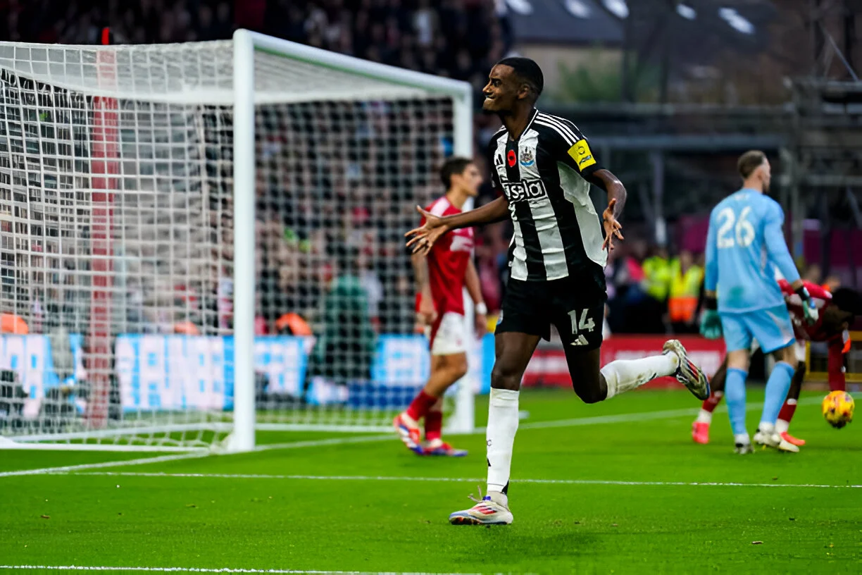 Newcastle came with a comeback to secure the three points in a transfer like Nottingham.