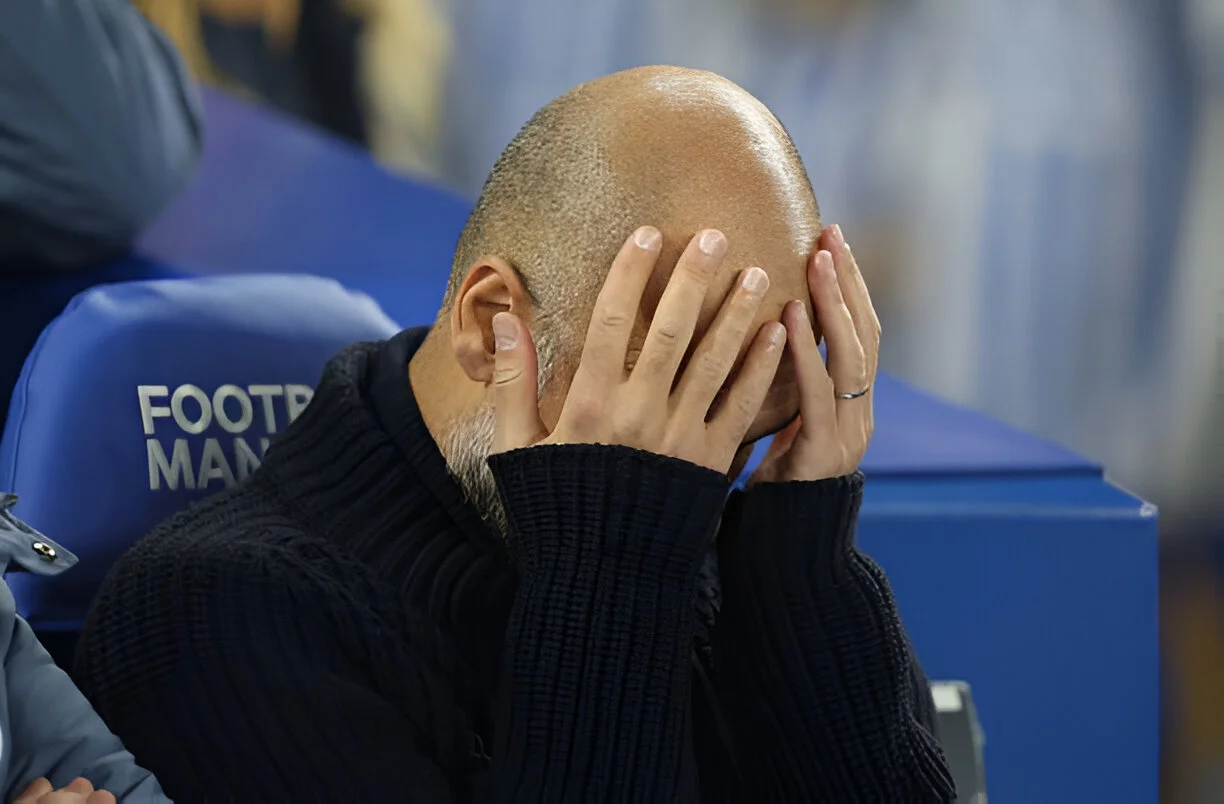 Every word Josep Guardiola said after the historical loss against Brighton.