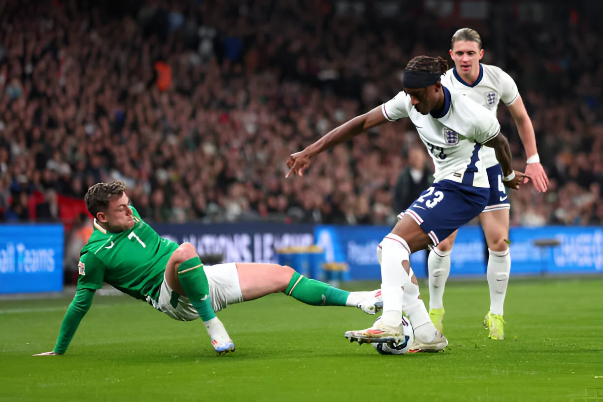 England Fans Blast Noni Madueke After Disappointing Performance in 5-0 Win Over Ireland