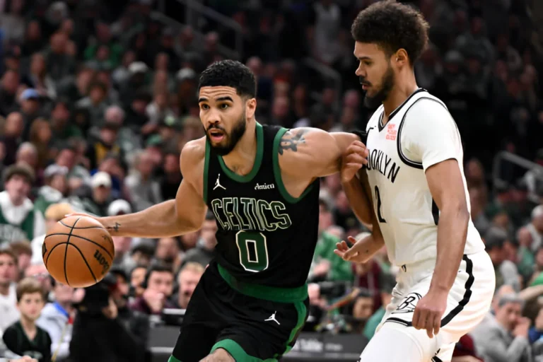 The Celtics take an overtime victory over the Nets, Tatum the star of the game.