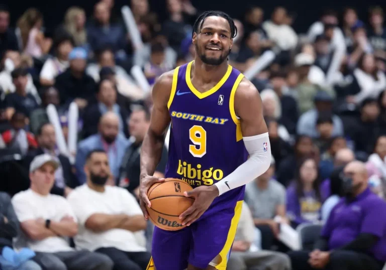 Bronny James faces mixed reception in G league debut, teammate Olivari offers strong defense