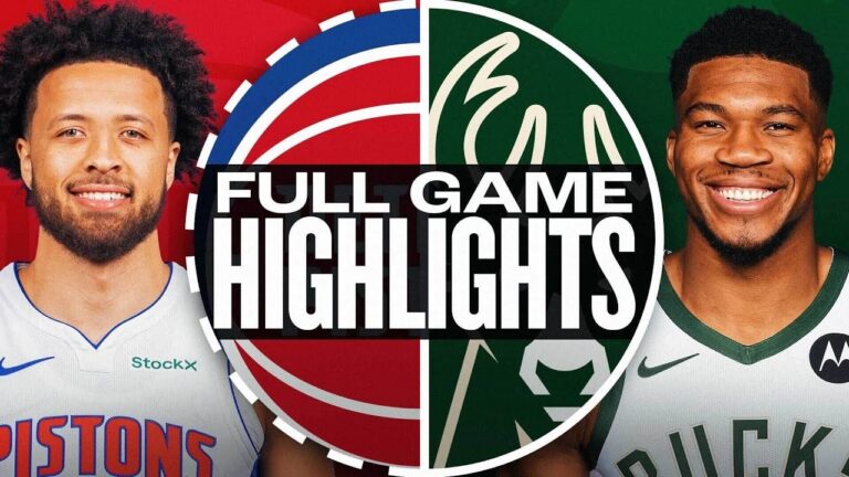 Giannis Antetokounmpo Scores 59, Bucks Outlast Pistons 127-120 in OT Thriller