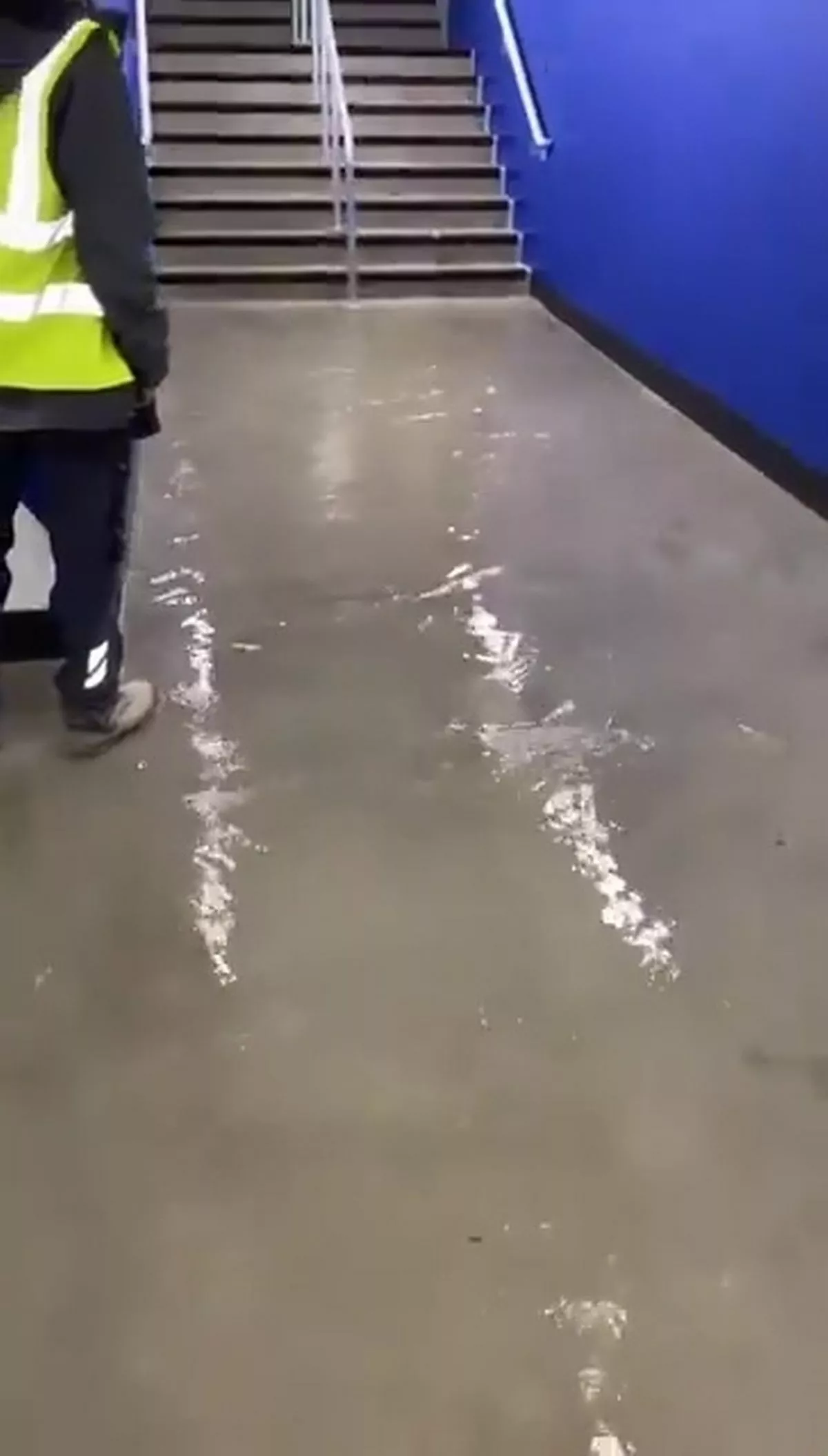 Everton’s Bramley Moore Dock Stadium Floods Amid Heavy Rain, Sparks Titanic Comparisons