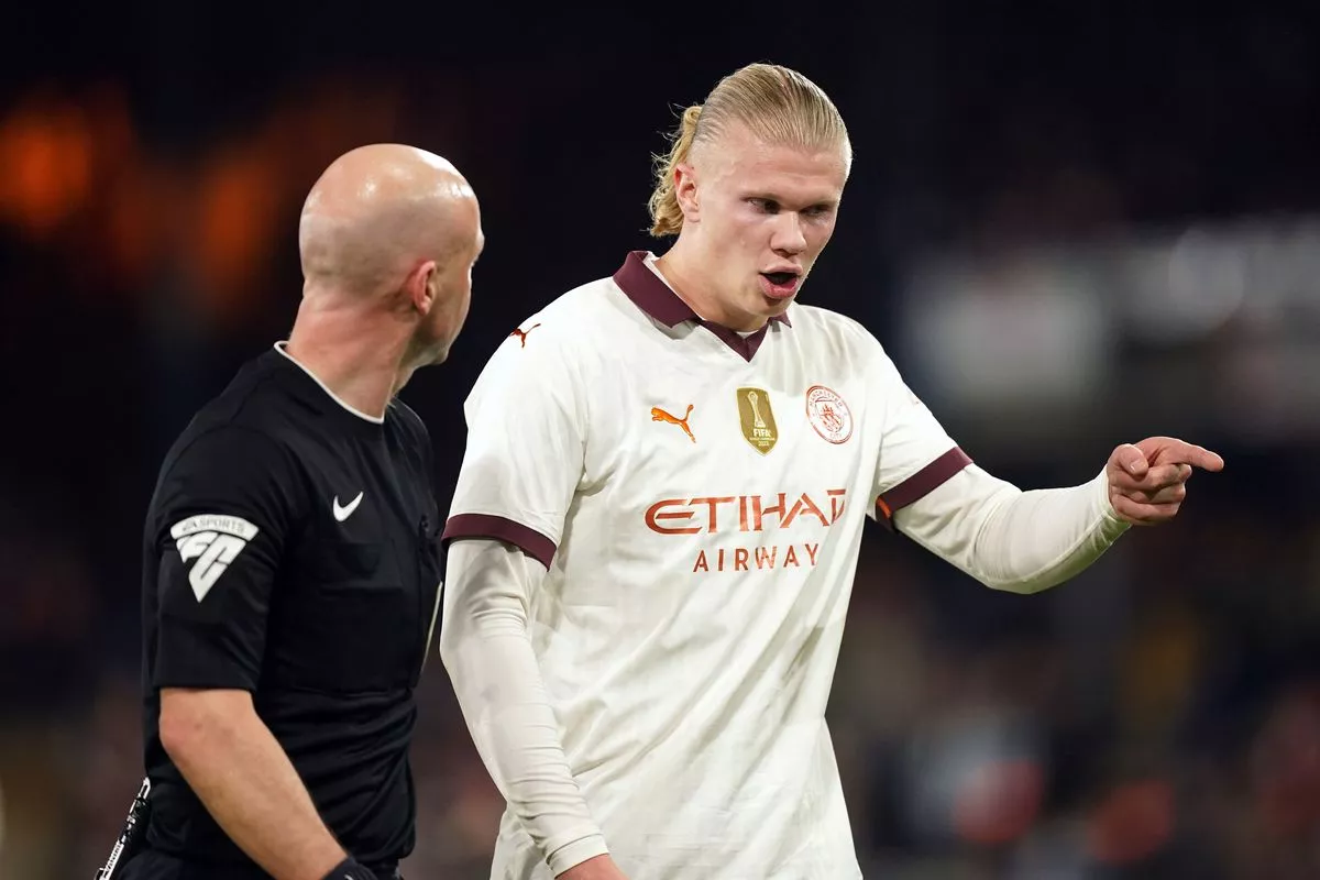Guardiola Defends Haaland Amidst Lack of Referee Protection Ahead of Arsenal Clash