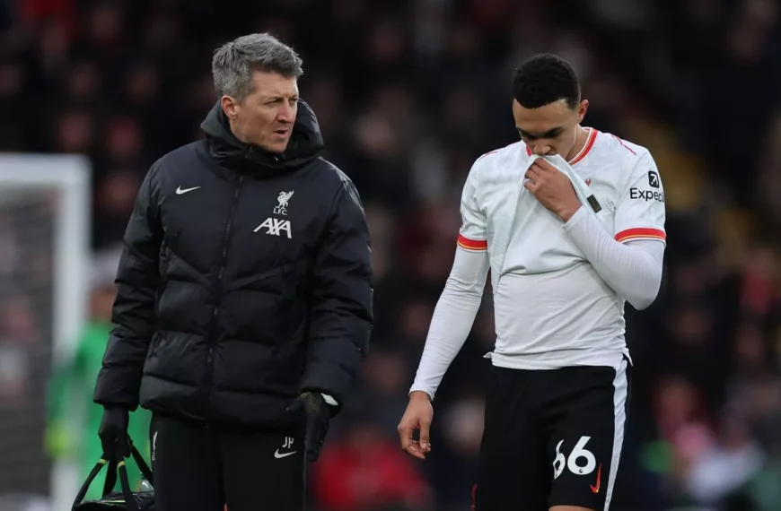 Liverpool’s Title Hopes Hit as Trent Alexander-Arnold Faces Injury Setback