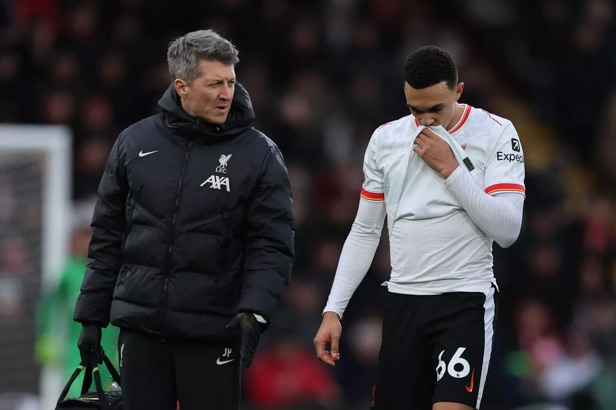 Liverpool’s Title Hopes Hit as Trent Alexander-Arnold Faces Injury Setback