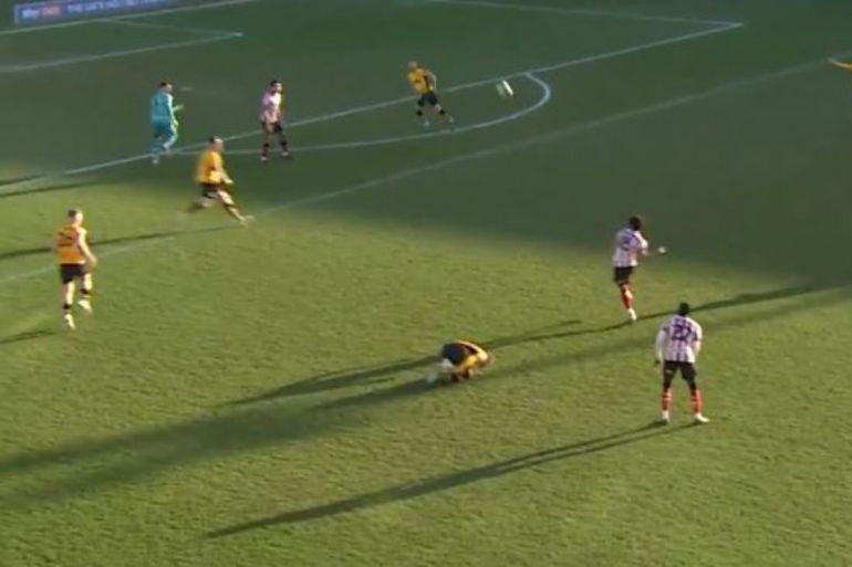 Ethan Williams Shines with Stunning 30-Yard Lob at Cheltenham