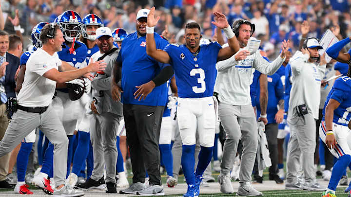 Russell Wilson Making Impact on Giants Receivers Ahead of Season Opener Russell Wilson Making Impact on Giants Receivers Ahead of Season Opener