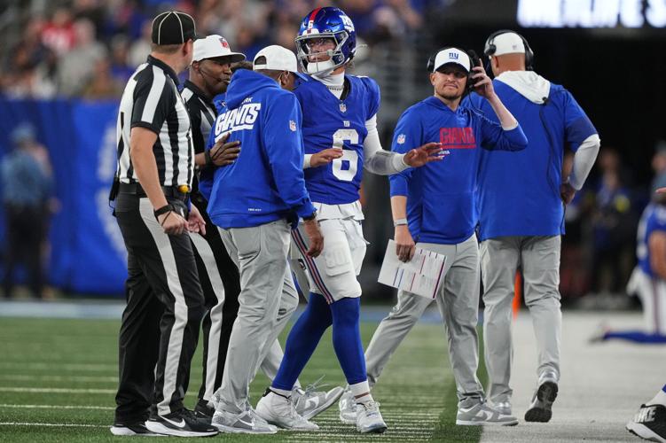 New York Giants Urged to Start Rookie Jaxson Dart Over Russell Wilson by Former GM New York Giants Urged to Start Rookie Jaxson Dart Over Russell Wilson by Former GM