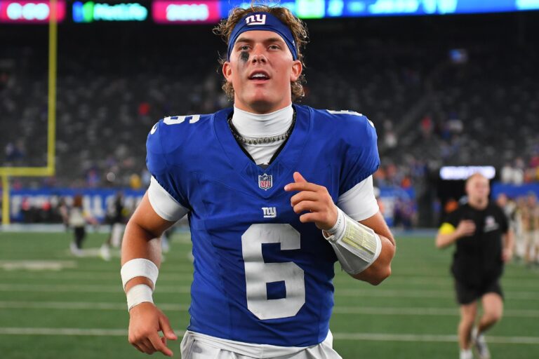 Jaxson Dart Shines in Preseason: Giants vs. Patriots Matchup Revealed! Jaxson Dart Shines in Preseason: Giants vs. Patriots Matchup Revealed!