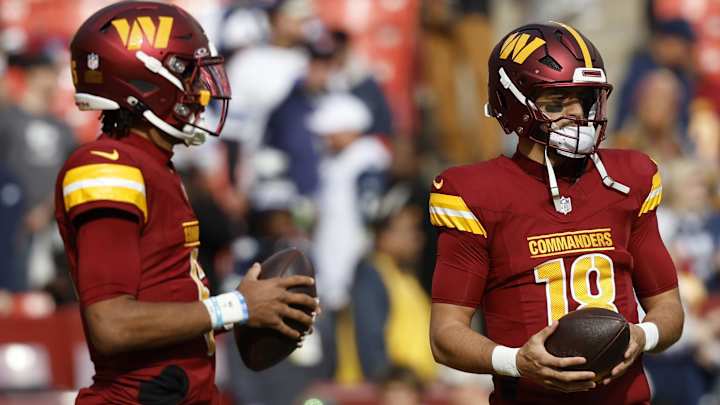 Jayden Daniels injury update: Commanders rule out QB for Week 3 vs. Raiders; Marcus Mariota to start