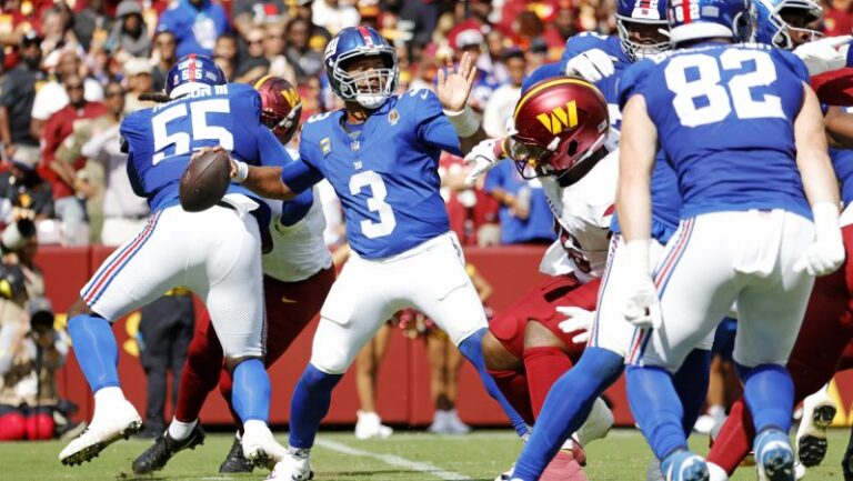 New York Giants: Is It Time to Bench Russell Wilson for Rookie Jaxson Dart?