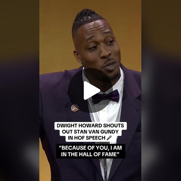 Dwight Howard’s Heartfelt Hall of Fame Speech: A Tribute to Stan Van Gundy