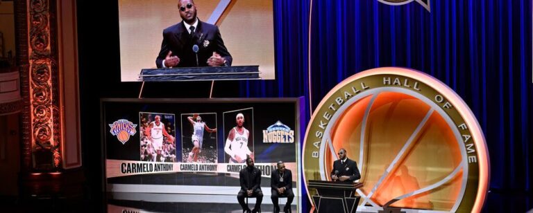 Carmelo Anthony and Dwight Howard Enter Basketball Hall of Fame