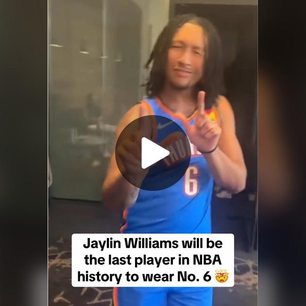 Jaylin Williams to Close the Book on the NBA’s No. 6 Jersey Legacy