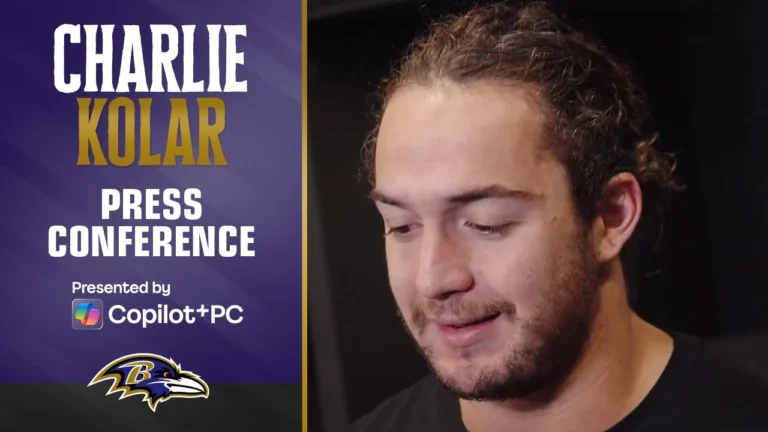 Charlie Kolar: ‘We Needed a Win’ Baltimore Ravens
