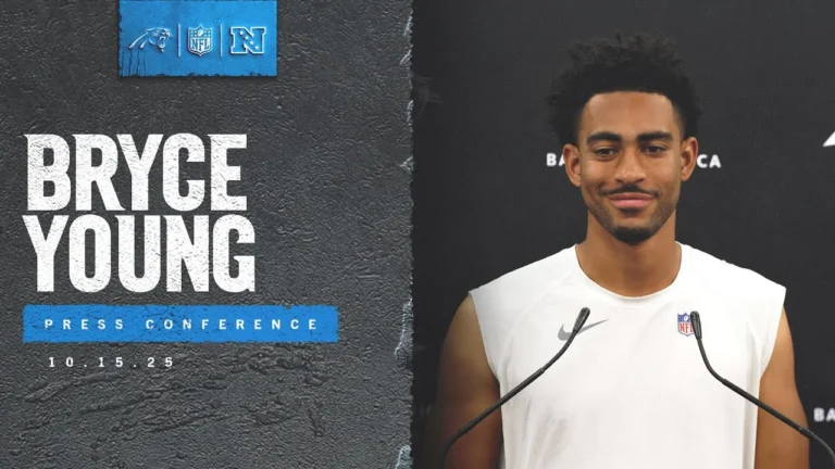 Bryce Young talks efficiency going into Week 7 Carolina Panthers