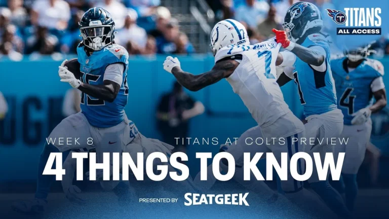 Titans Prepare for an AFC South Rematch 4 Things To Know
