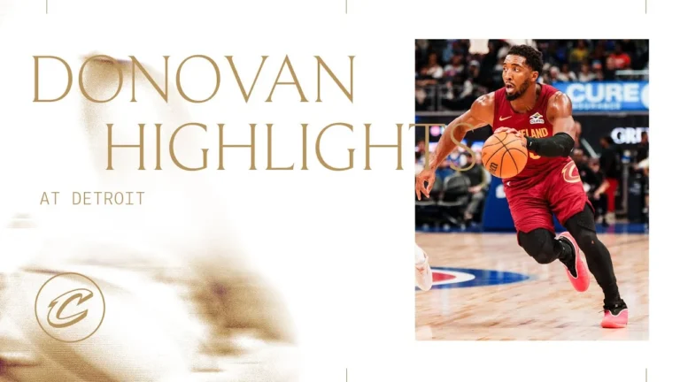 Cavs at Pistons Donovan Mitchell Highlights 10.27.25