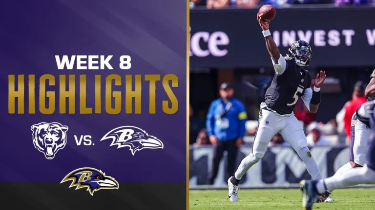 Top Plays From Ravens’ Week 8 Win Over Bears Baltimore Ravens