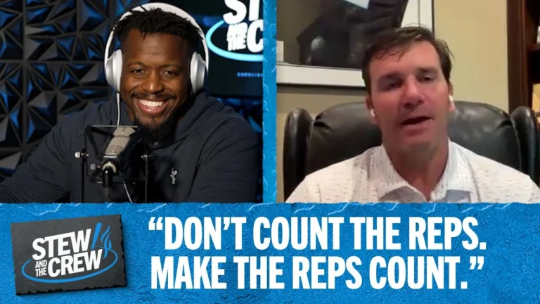 Don’t Count the Reps. Make the Reps Count. Stew and the Crew w Jake Delhomme Carolina Panthers