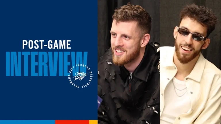 OKC Thunder Full Media Availability Post Game at Dallas Mavericks October 27, 2025