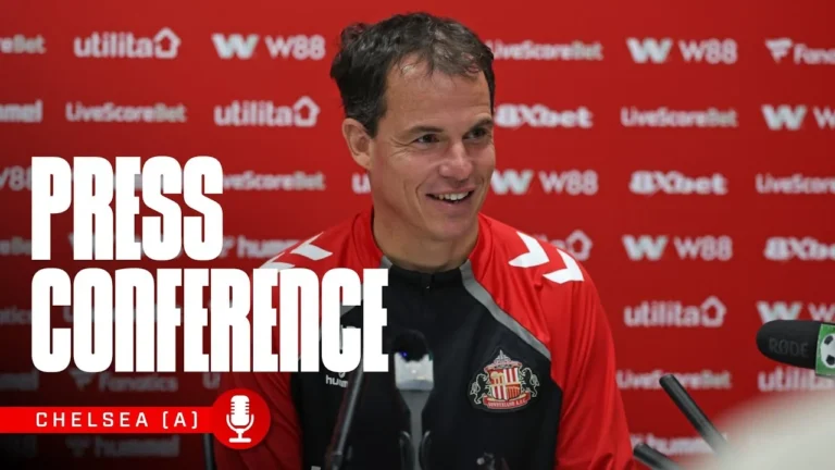 Régis Le Bris’ pre-match Premier League press conference! Chelsea vs Sunderland AFC