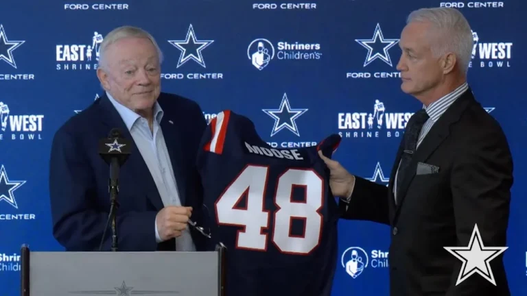 East West Shrine Bowl 2025 Press Conference Dallas Cowboys 2025