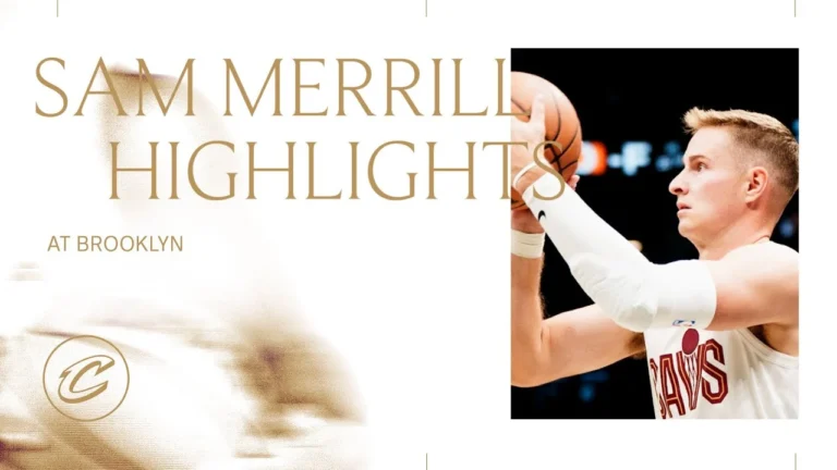 Cavs at Nets Sam Merrill Highlights 10.24.2025