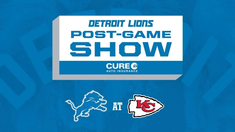Lions at Chiefs Week 6 Detroit Lions Live CURE Auto Insurance Postgame Show